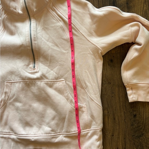 Light Pink Lululemon Quarter-Zip Sweatshirt - Picture 6 of 7